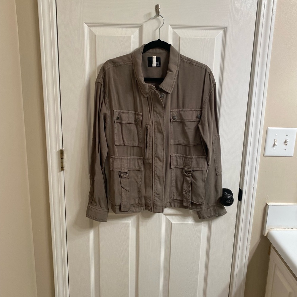 Kut from the Kloth Ingrid Olive Utility Jacket - Picture 4 of 8